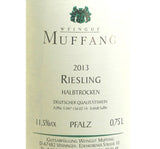Riesling halbtrocken Weingut Muffang